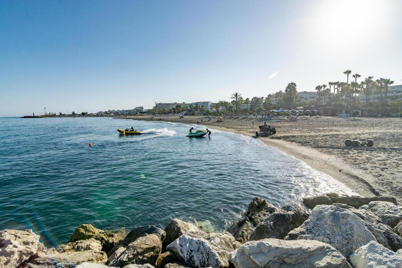 Pr45- Beach Front Apartment Puerto Banus 마르베야 외부 사진